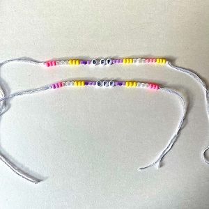NEW pair of handmade Bff best friend bracelets Taylor Swift style besties